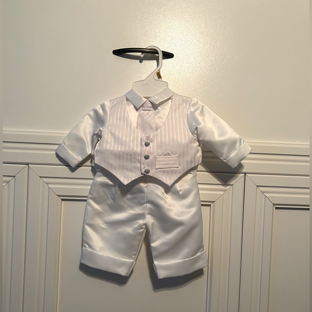 Boys white suit